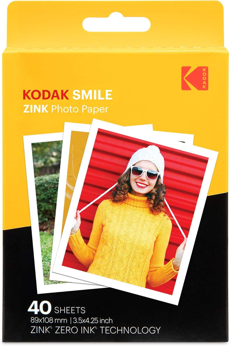 KODAK RODZL3X440 Fotopapier 89 x 108mm 40 St. Reissfest, 40 Pack 40 Blatt, 40 Blatt