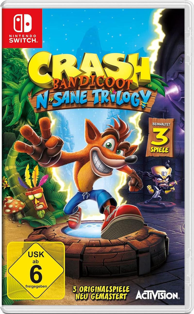 Crash Bandicoot: N.Sane Trilogy (Nintendo Switch) Nintendo Switch Standard, Nintendo Switch Standard