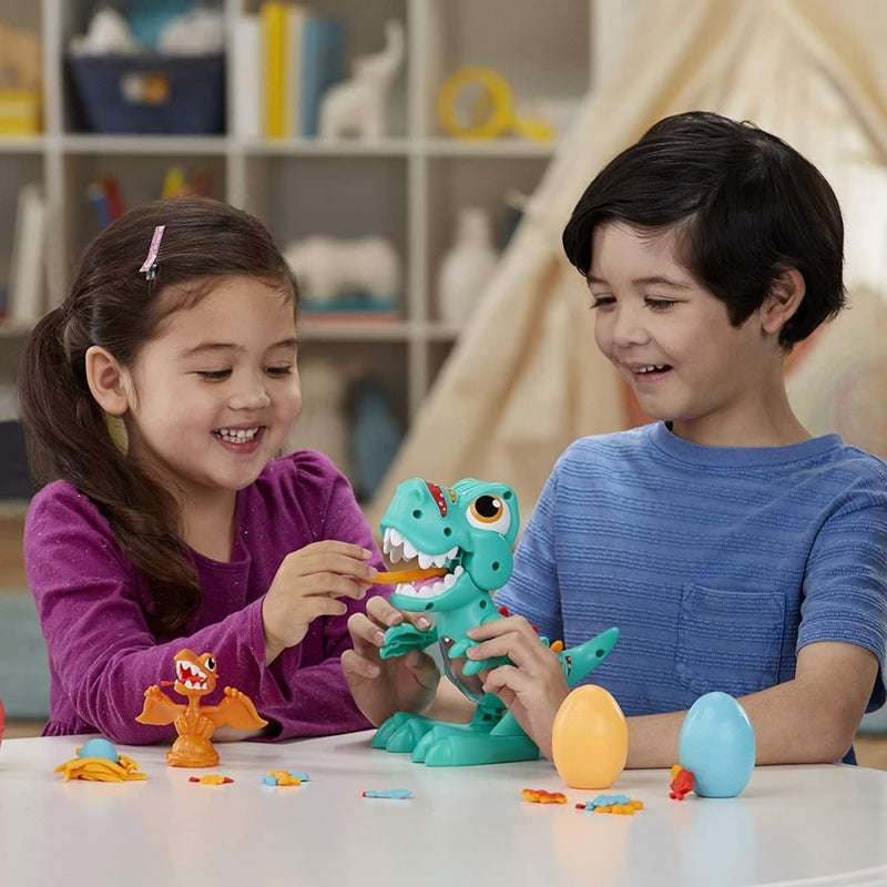 Play-Doh Dino Crew Gefrässiger Tyrannosaurus, Spielzeug für Kinder ab 3 Jahren mit lustigen Dinogerä