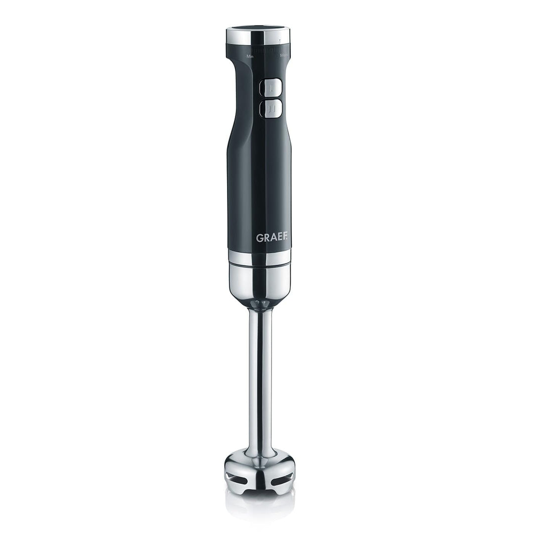 Graef HB502EU Stabmixer 800W Schneebesenaufsatz, Turbofunktion Schwarz