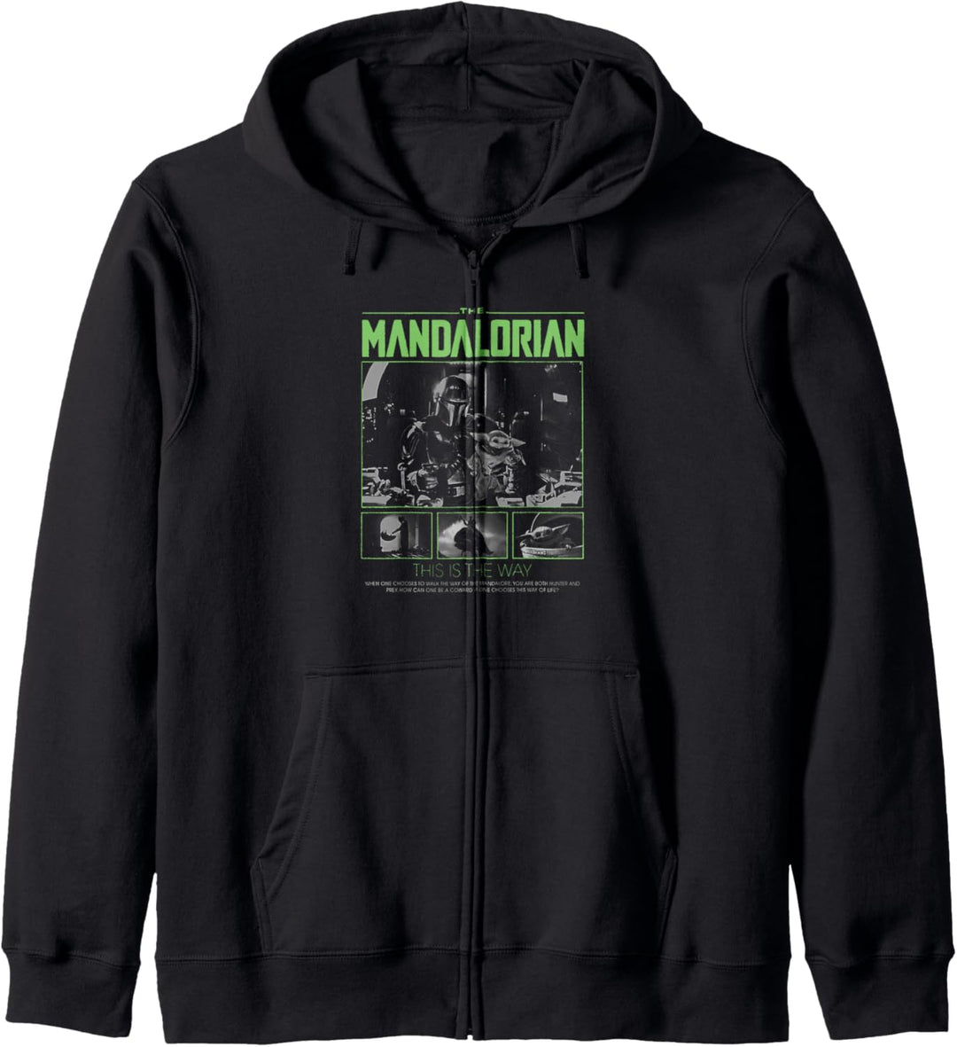 Star Wars Mando Stack Logo Fill Kapuzenjacke