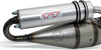 Auspuffanlage LeoVince Komplettanlage HAND MADE TT, Aluminium, mit Zulassung für Aprilia SR Stealth/