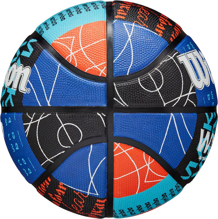 Wilson Unisex-Adult basketballs 6 multicolour, 6 multicolour
