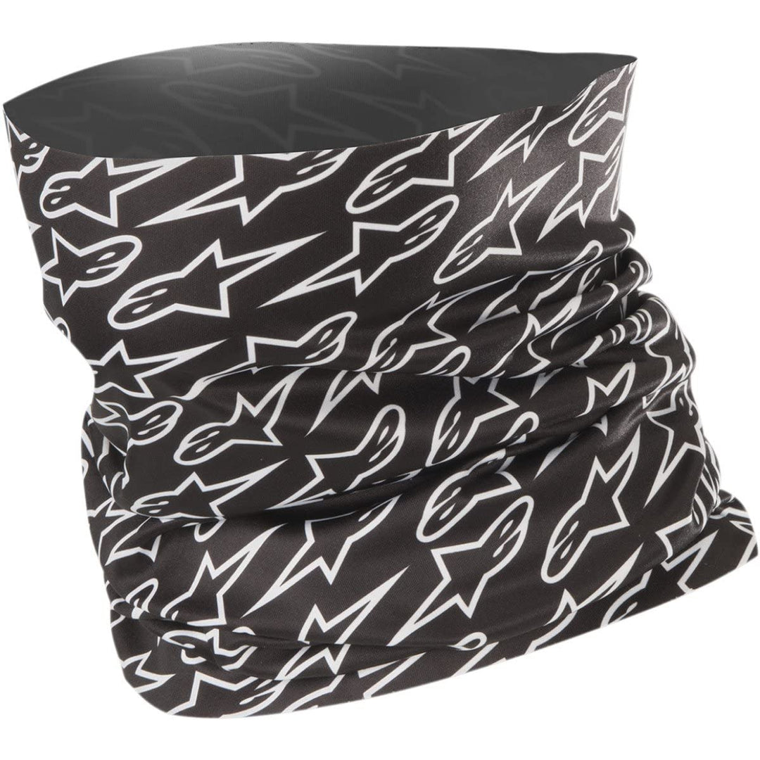 Alpinestars Astars Neck Warmer,Multicolour(Black/White) Motorrad, Motorrad