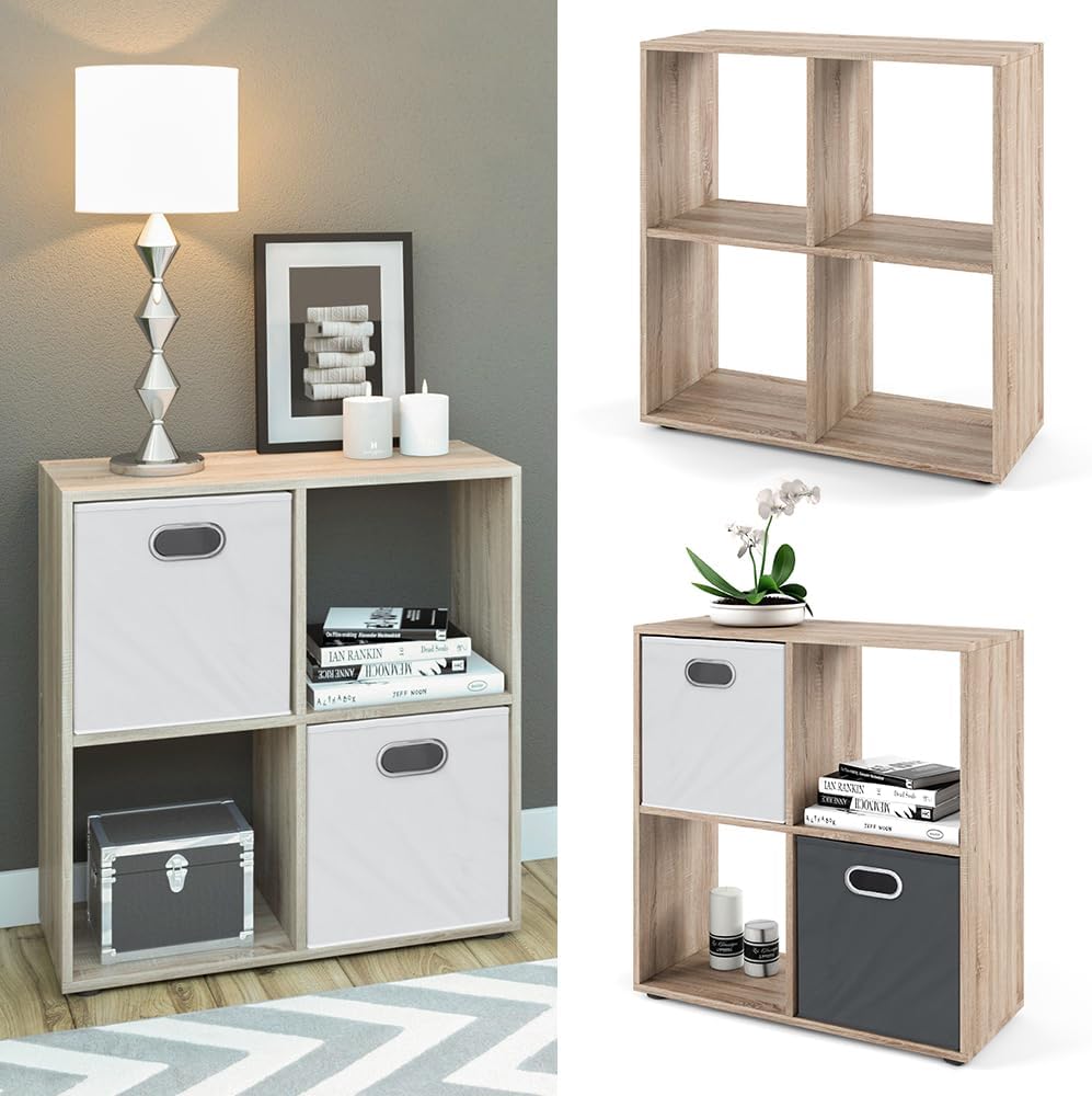 Vicco Raumteiler Tetra, Sonoma, 72 x 72.6 cm Sonoma 72x72,6x29 cm, Sonoma 72x72,6x29 cm