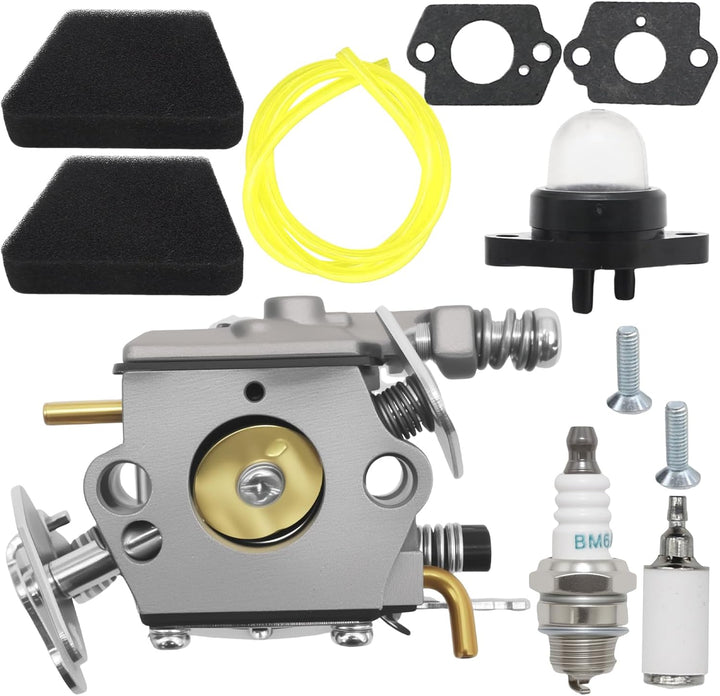 WT-625 Vergaser mit Luftfilter Benzinfilter, Ersatz für Partner 351 352 370 371 390 Ersatz für McCul