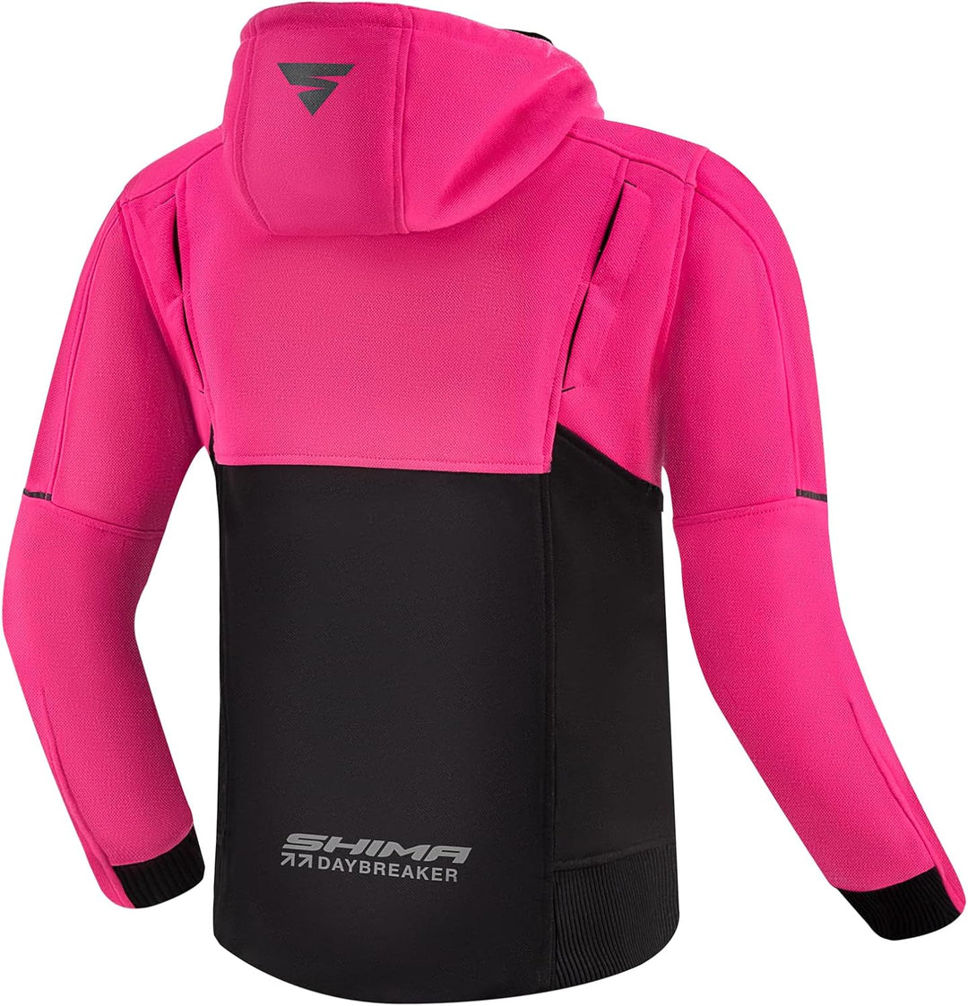 SHIMA DAYBREAKER Motorradhoodie Herren und Damen - Motorrad Kaputze Hoodie mit Protektoren Jacke Kap