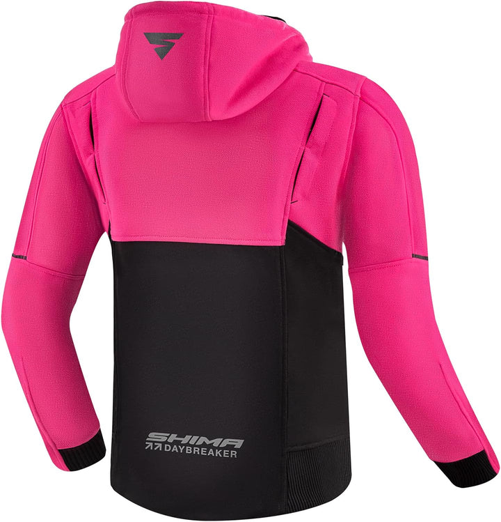 SHIMA DAYBREAKER Motorradhoodie Herren und Damen - Motorrad Kaputze Hoodie mit Protektoren Jacke Kap