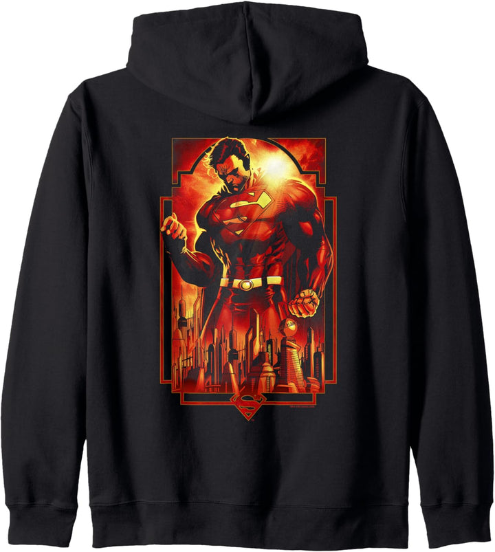 Superman Metropolis Deco Kapuzenjacke