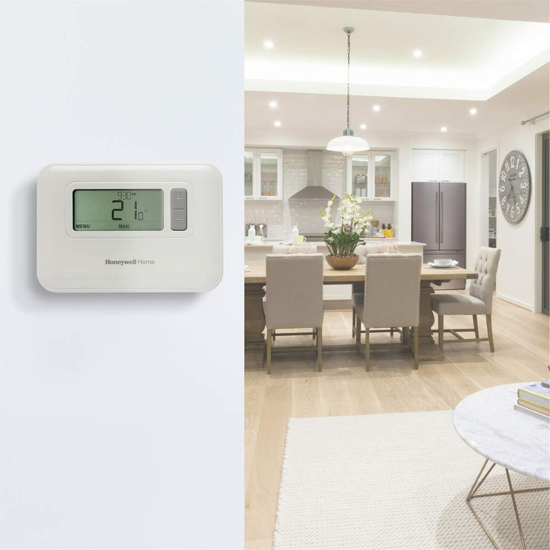 Honeywell Home T3C110AEU T3 7-Tage programmierbarer kabelgebundener Thermostat, Weiss Wire, Wire