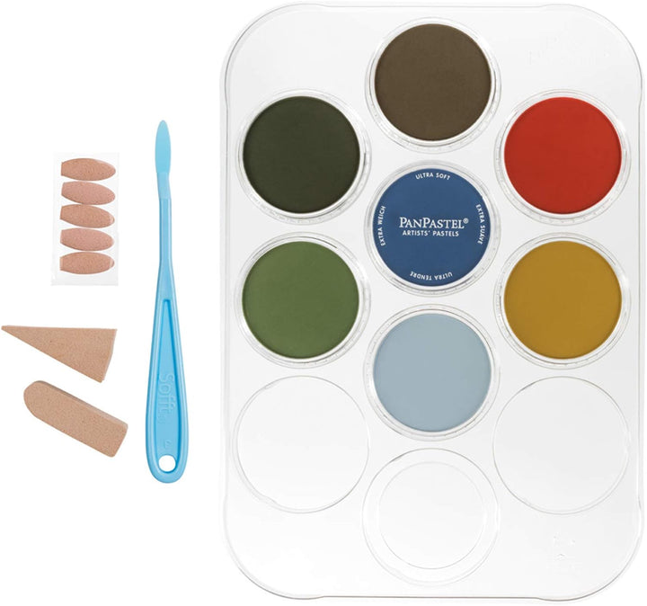 PanPastel 30703 Wetter-Effekte-Landschaft, 7 Farben-Set für Hobby und Modellierung, ultraweiches Pas