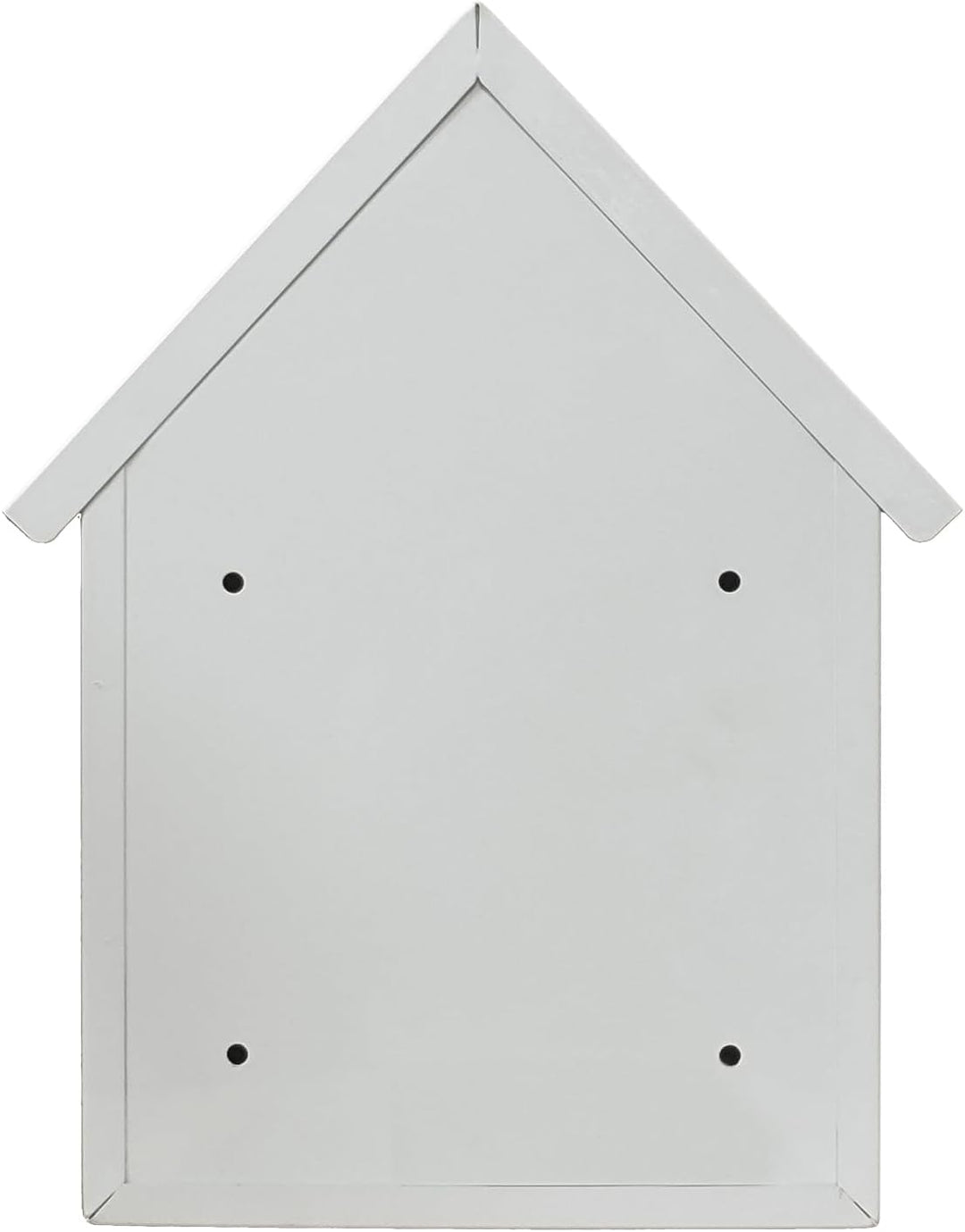 Briefkasten Amin Weiss mit Spitzdach zur Wandmontage HTI living