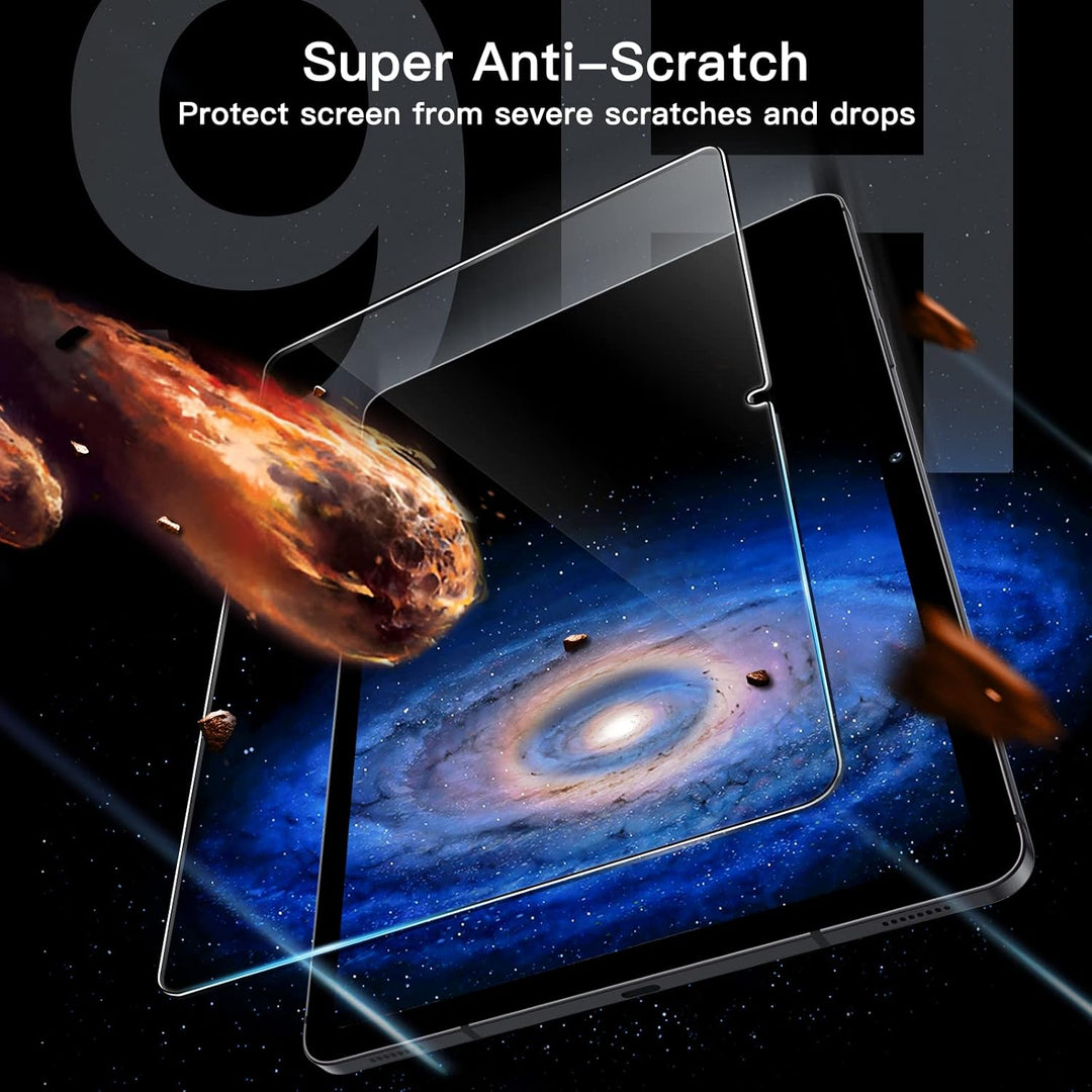 JETech Schutzfolie für Samsung Galaxy Tab S8 Plus 2022 / S7 FE 2021 / S7 Plus 2020 12,4 Zoll mit Ein