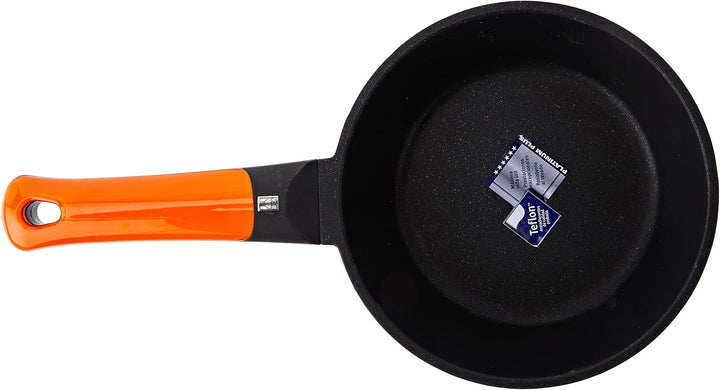 BRA Efficient Orange | Honda 20 cm Bratpfanne, Aluminiumguss mit Platinum Plus Antihaftbeschichtung,