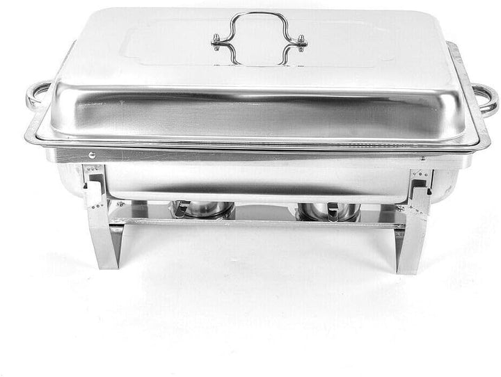 9L Warmhaltebehälter Speisewärmer Edelstahl, Buffetwärmer Faltbarer,Catering-Wärmer-Set,Fassungsverm