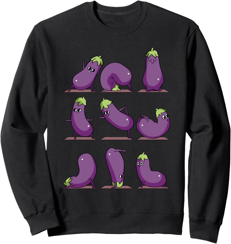 Eggplant Yoga Sweatshirt