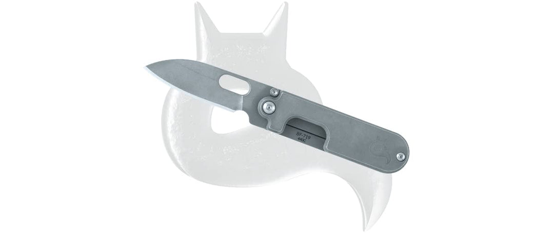 Fox BF-719 Messer Black Bean GEN2 Blackfox, Grau, 7,7 cm