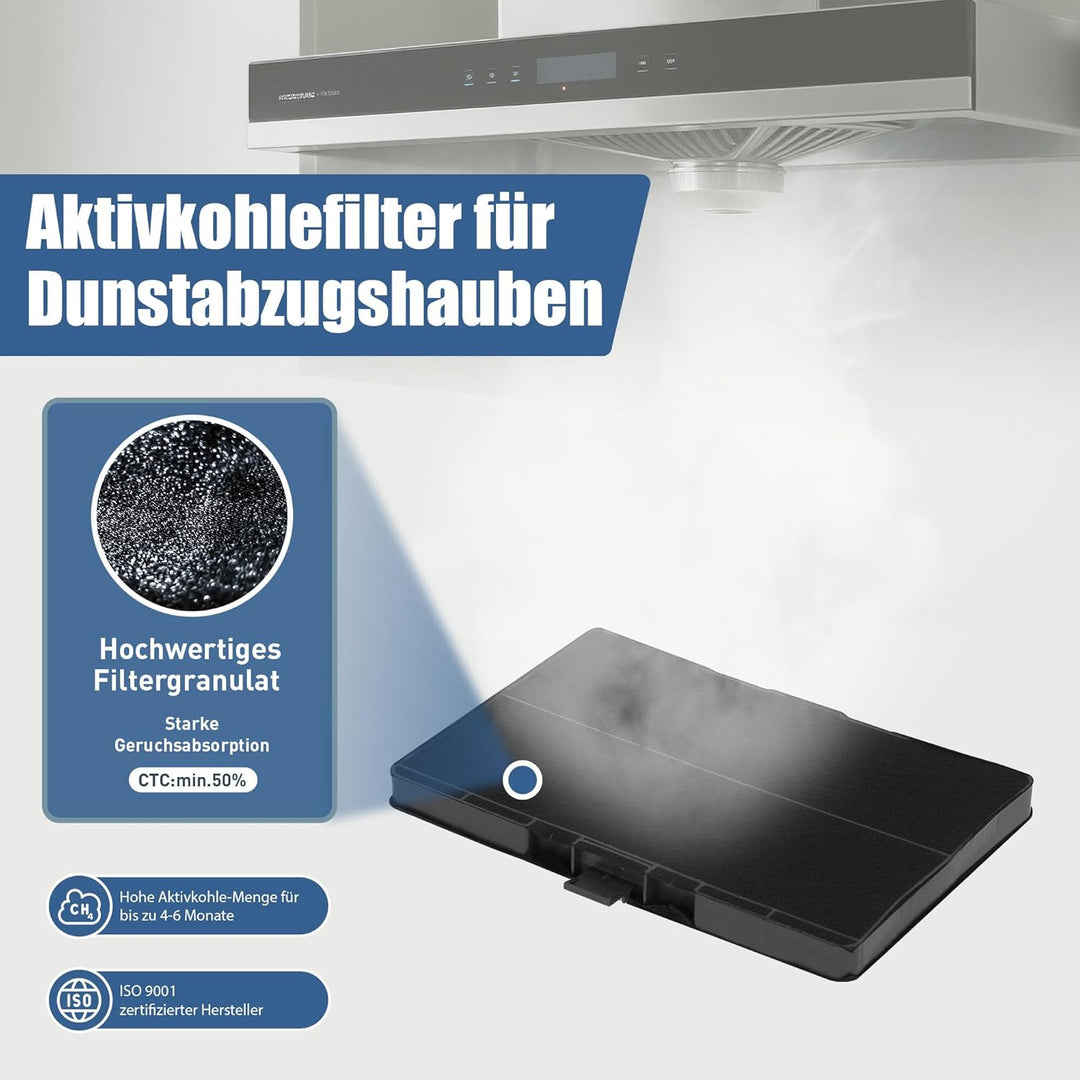 Aktivkohlefilter für Bosch DHZ5346 / DHZ5345 / 00705432/11026771 Siemens LZ53451 / LZ53450 und Neff