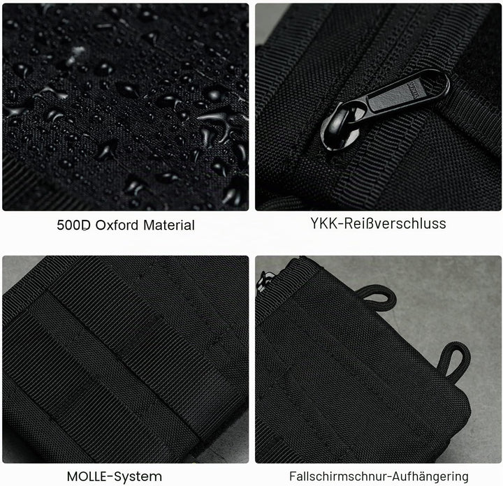 VIPERADE VE16 EDC Pouch Klein EDC Organizer Werkzeugtasche mit 7 Taschen,EDC Organizer Tasche für He