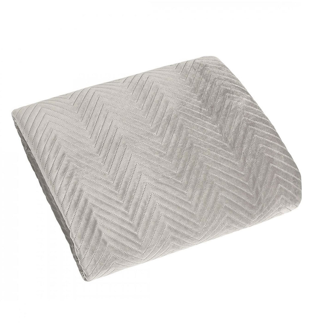 Eurofirany Exklusive Decke Tagesdecke Glamour Steppdecke Bettüberwurf Überwurf (Sofia Beige, 220 x 2
