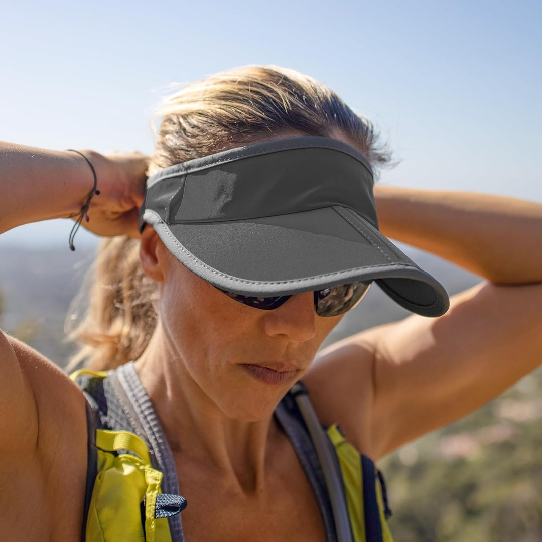 Sunday Afternoons Sun Sunday Aero Visor Coral/Gray slate, slate