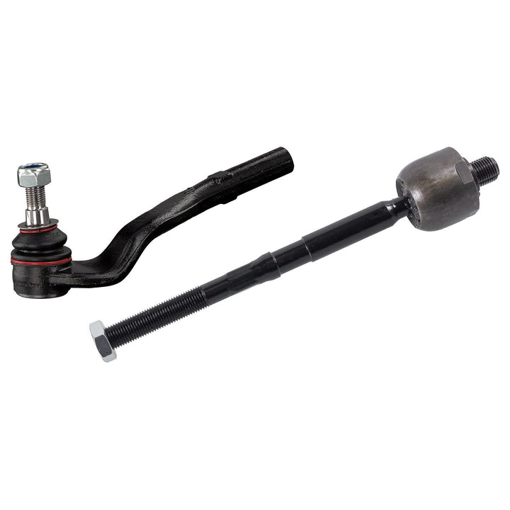 febi bilstein 38971 Spurstange mit Endstück und Sicherungsmutter , 1 Stück Vorderachse links, Vorder