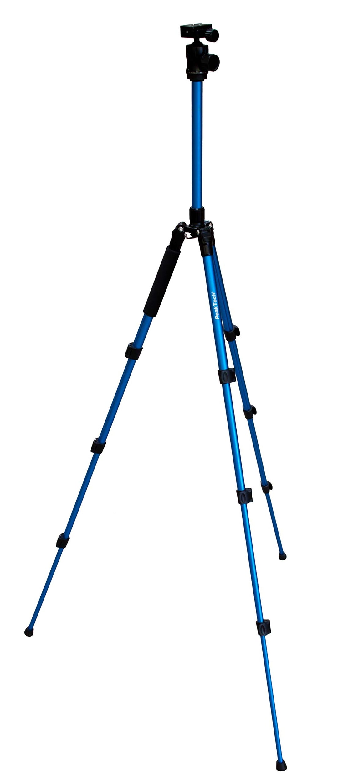 PeakTech P 7851 Aluminium Stativ für Kamera und Messgeräte ~ mit 1/4" Gewinde und 360 ° Panoramakopf