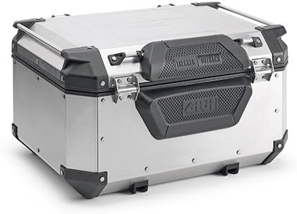 Givi 8542068753 Beifahrer Rückenlehne Alu Topcase Trekker Outback, 58L Kapazität Single, Single