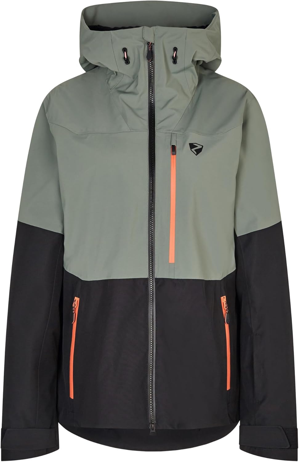Ziener Damen Turis Ski-Jacke/Freeride | sympatex, PFC frei, Wolle (1er Pack) 34 Schwarz, 34 Schwarz