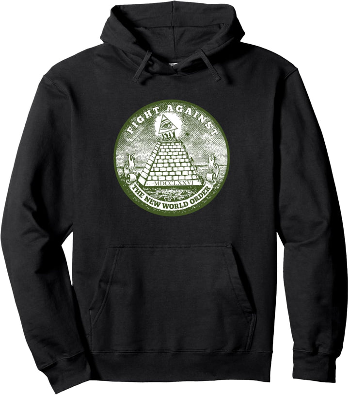 Fight Against the NWO Pullover Hoodie