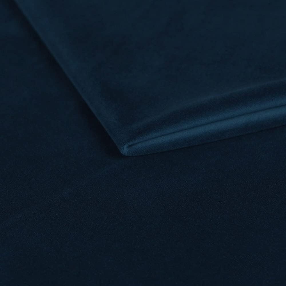 Ferocity Vorhänge mit Schlaufen Klettverschluss 2er Set 250 H x 145 B cm Blickdichte Gardinen Fenste