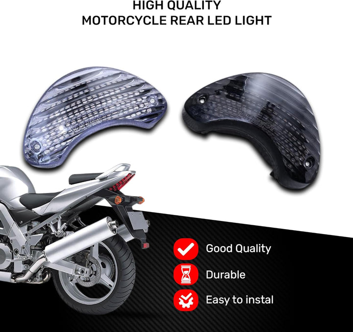 aVDB-moto LED Bremslicht/Rücklicht kompatibel mit SUZUKI SV 650 S SV650S 1999-2002 Plug & Play mit i