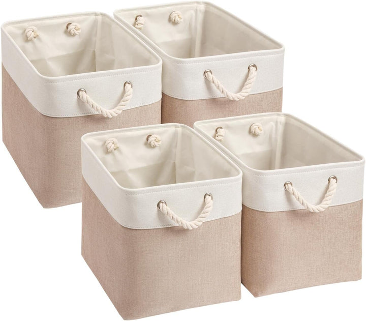 Mangata Aufbewahrungsbox,(33x38x33cm) Aufbewahrungskorb Stoff, Box in Würfel für Schrank, Regal, und