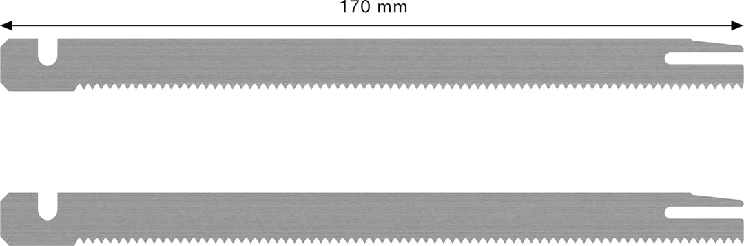 Bosch 2x PRO Foam GSG300 Sägeblatt, 130 mm (für Schaum, Schaum, Länge mm, Professional Zubehör Schau