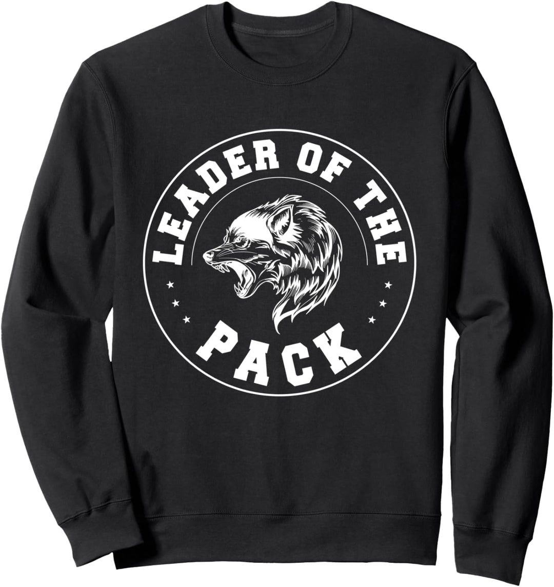 Wolf Raubtier Leader Of The Pack - Wildnis Wölfe Wolf Sweatshirt