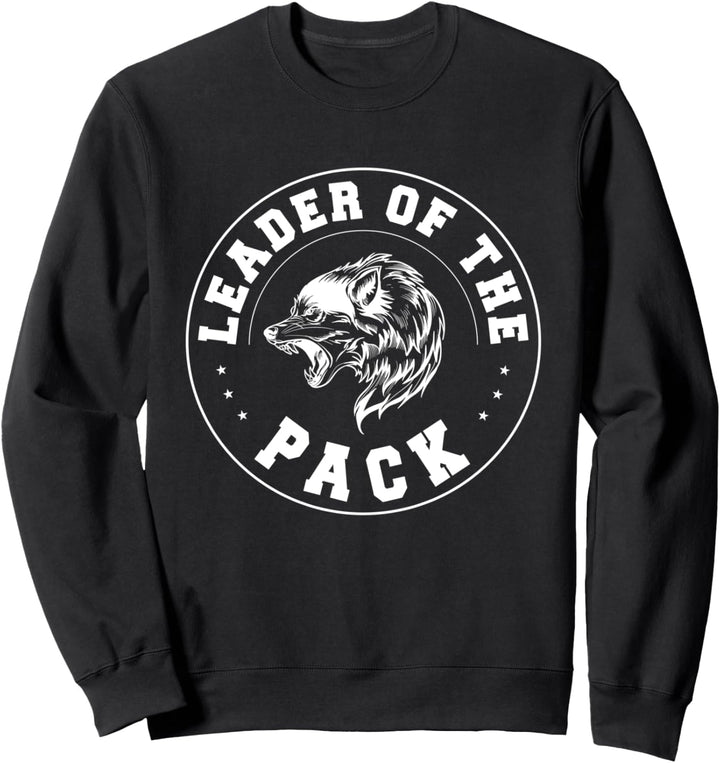 Wolf Raubtier Leader Of The Pack - Wildnis Wölfe Wolf Sweatshirt