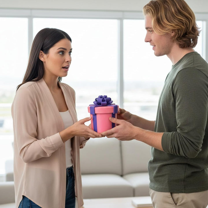 Ärgerliche Geschenkbox,Das Nervige Geschenk,3D Gedruckte Streich Nerviges Geschenkbox Für Erwachsene