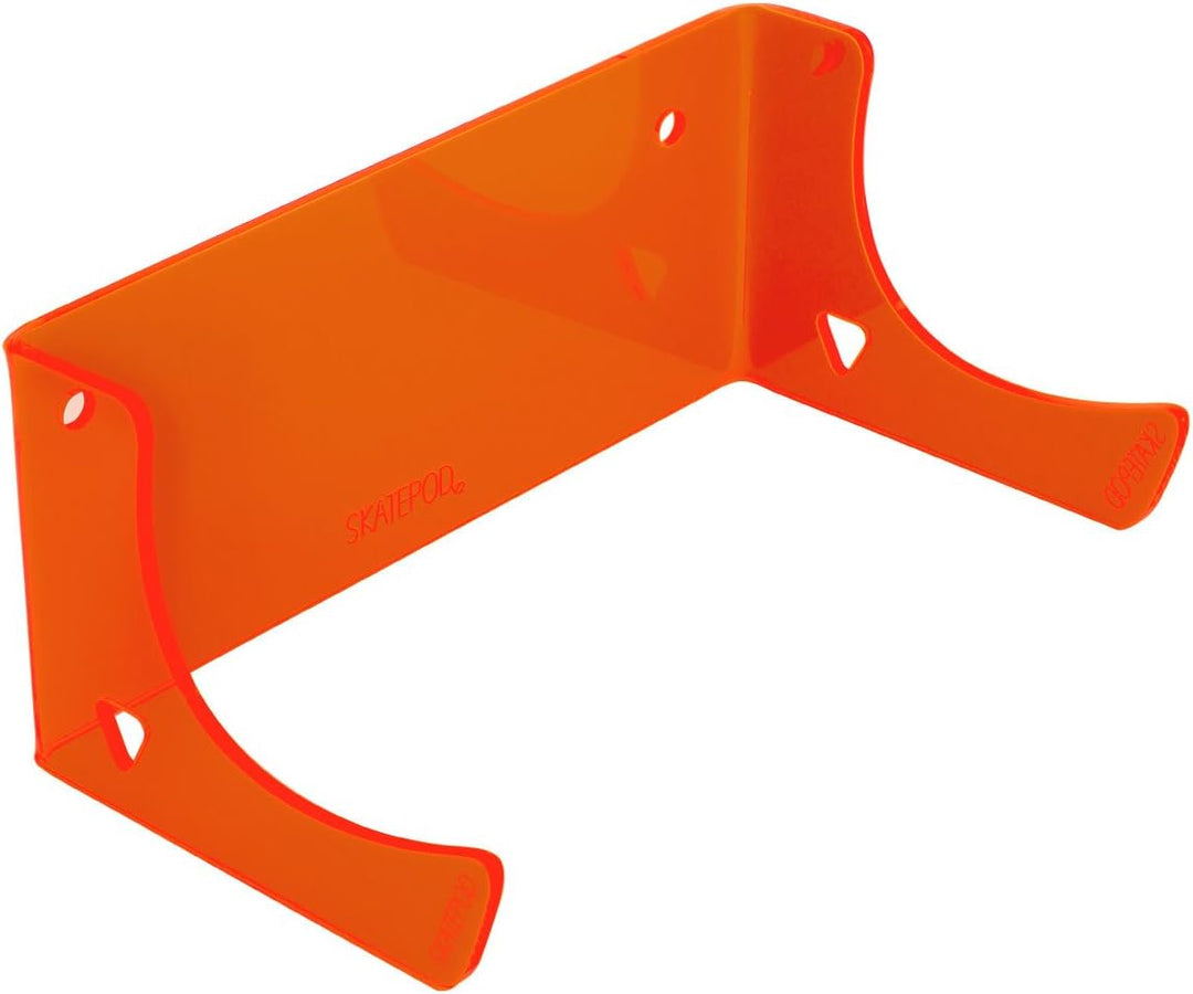Skateboard Wandhalterung - Backside Variante - Wähle eine Farbe Orange, Orange