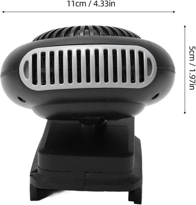Tragbare Kleine Raumheizung, 170W 18V Batteriebetrieben 2 Gänge Elektrischer Heizlüfter für Baustell