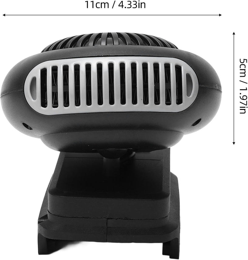 Tragbare Kleine Raumheizung, 170W 18V Batteriebetrieben 2 Gänge Elektrischer Heizlüfter für Baustell