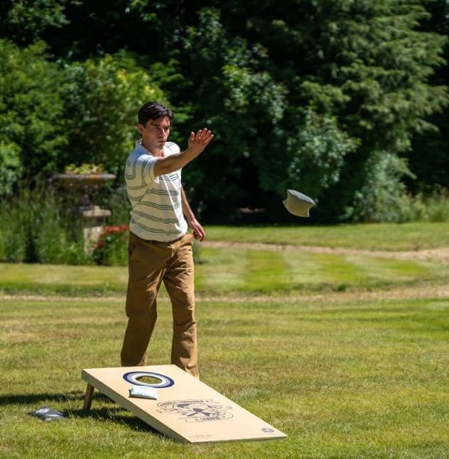 Uber Games - World Cornhole League – 90 x 60 cm Doppelbrett-Set & Tasche (3 x 2 Fuss) Turnierqualitä