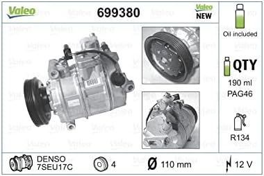 Valeo 699380 Kompressor, Klimaanlage