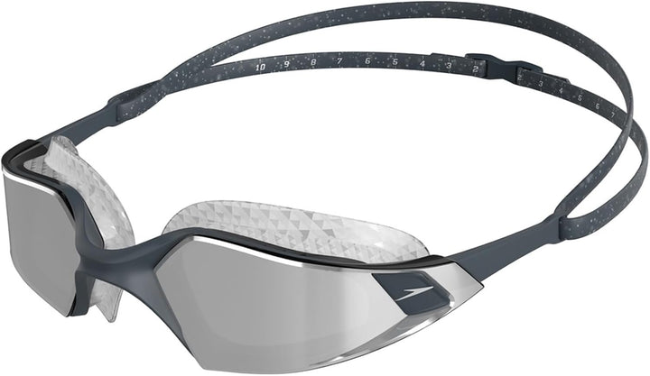 Speedo Unisex Erwachsene Aquapulse Pro Mirror Schwimmbrille Einheitsgrösse Schwarz/Gold, Einheitsgrö
