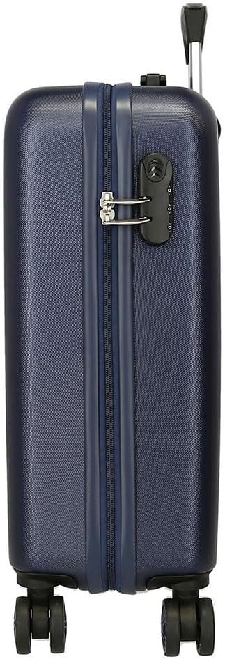 Pepe Jeans Aidan Kabinentrolley, blau, 38 x 55 x 20 cm, Hartplastik, seitlicher Kombinationsverschlu