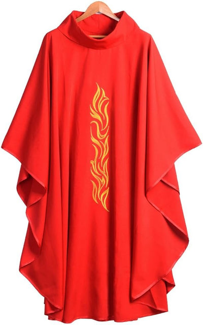BLESSUME Kirche Priester Chasuble Weste Rot (Style#2)
