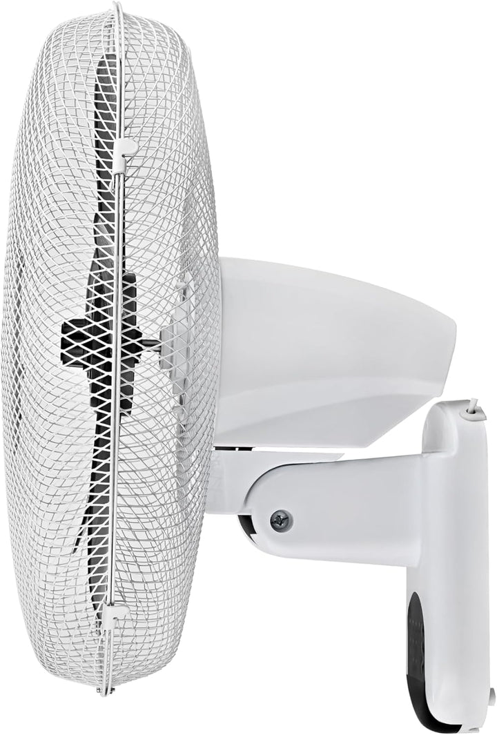 Kalorik VT1050 Leiser Wandventilator – 45W Platzsparender Wand-Deckenventilator mit 90° Oszillation,