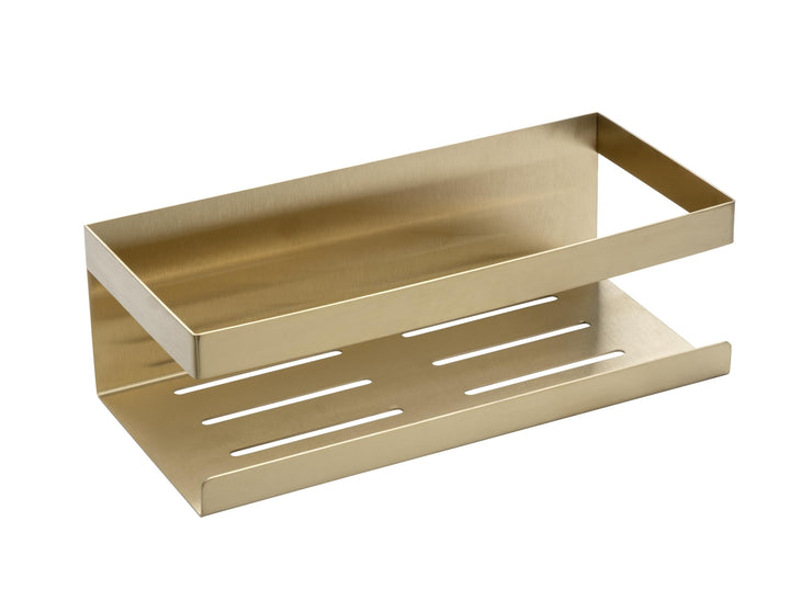 Schöner Wohnen Kollektion Wandablage Mod. Meleto in Gold aus rostfreiem Edelstahl mit Wasserablauf o