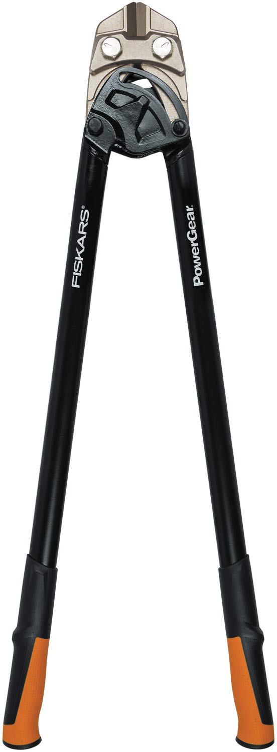 Fiskars Bolzenschneider, Bis zu 30% mehr Kraft, Länge 91 cm, Stahl/Kunststoff, Schwarz/Orange, Power