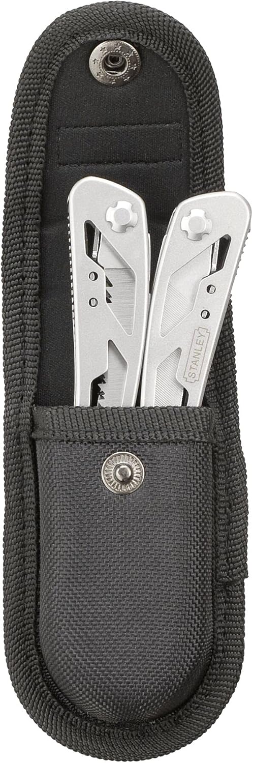 Stanley STA084519 12 in 1 Multi-Tool, Multifunktionswerkzeug mit Tasche