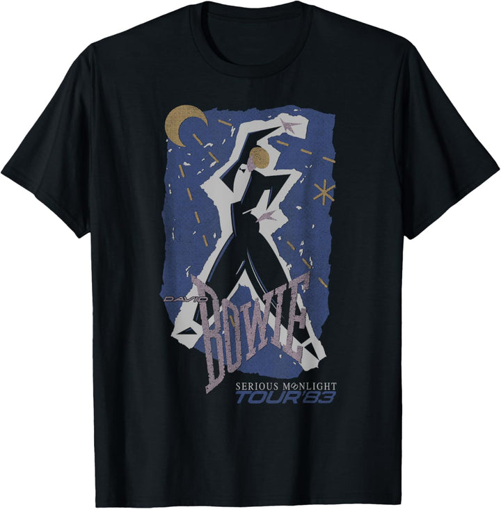 David Bowie - Ernstes Mondlicht 1983 Tour T-Shirt